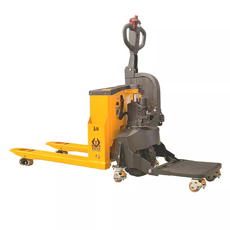 Stand-On Stand-In Electric Pallet Truck